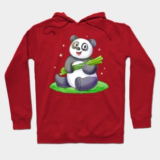 Panda Bamboo Hand drawn Hoodie